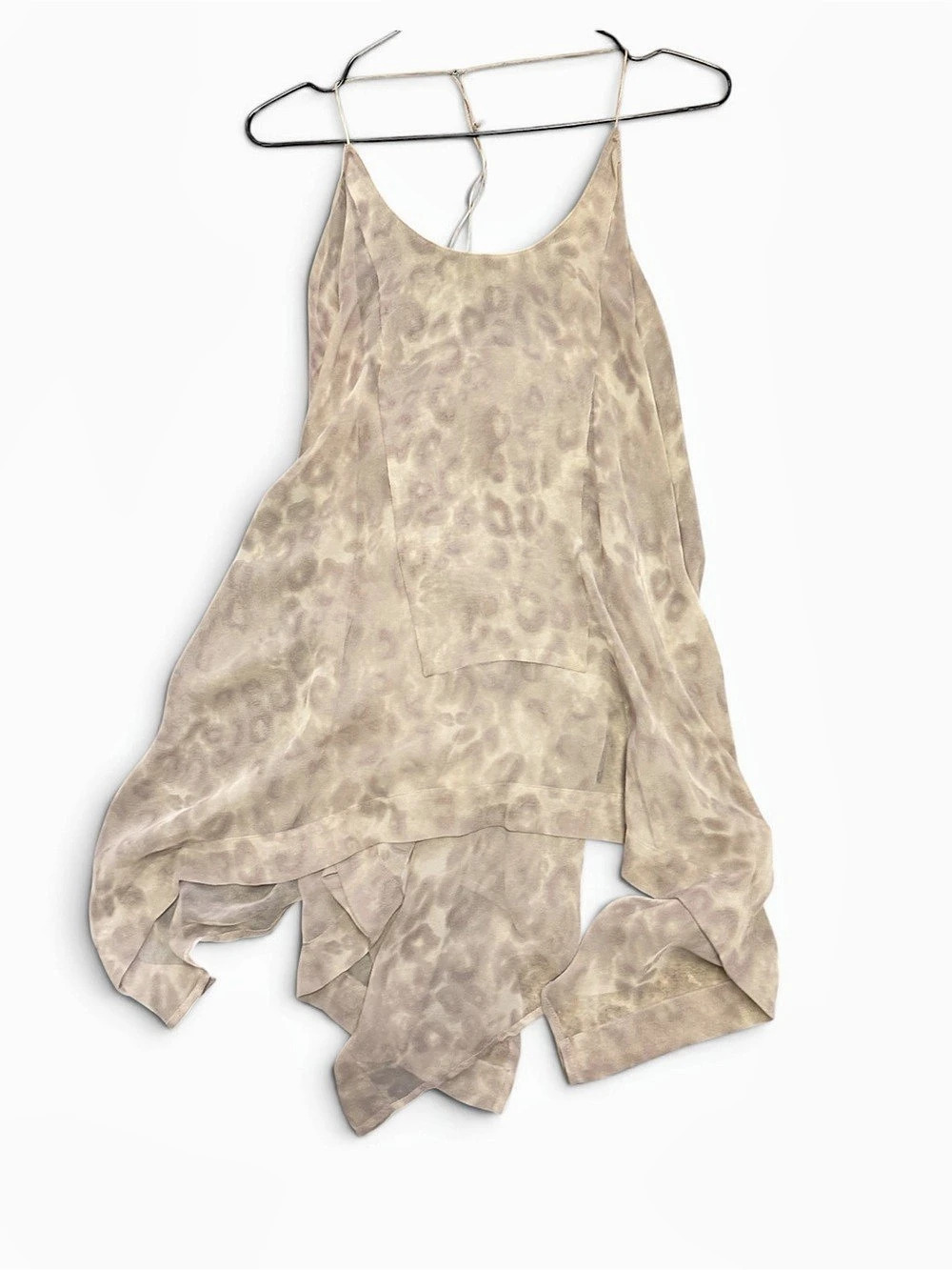 GUESS Animal Print Cami in Beige Medium Like New